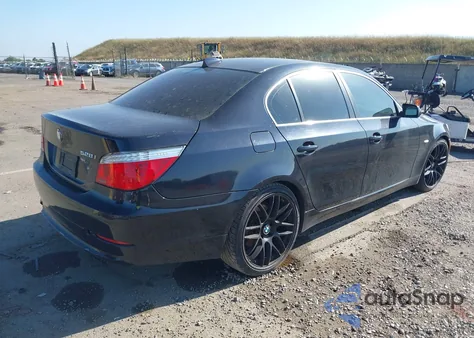 2008 BMW 528I из США, поврежденный, VIN WBANU53548CT16166